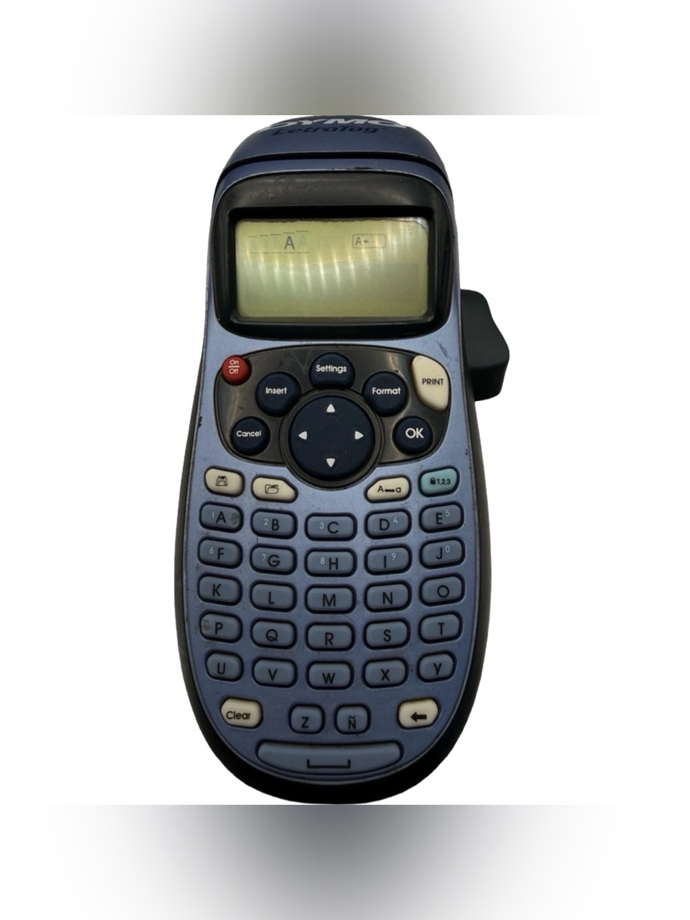 DYMO LetraTag LT-100H Handheld Label Maker Portable Thermal Printer Blue Tested